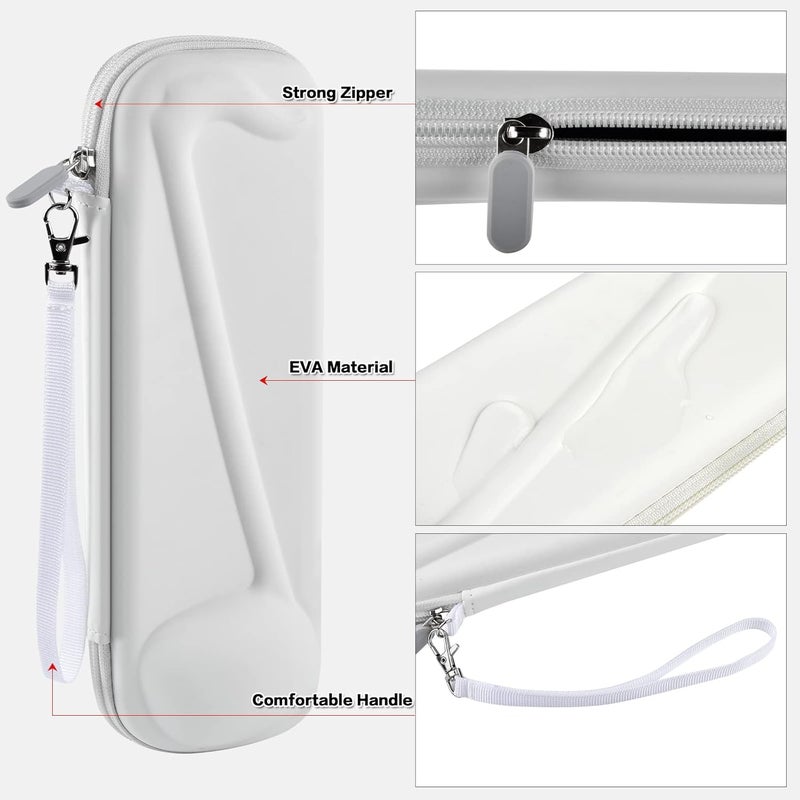 casmilee Case Compatible with Otamatone [English Edition] Japanese Electronic Musical Instrument Portable Synthesizer, Instrumental Music Toy Storage Holder for Otamatone Regular Size (Box Only) (White) - Image 4